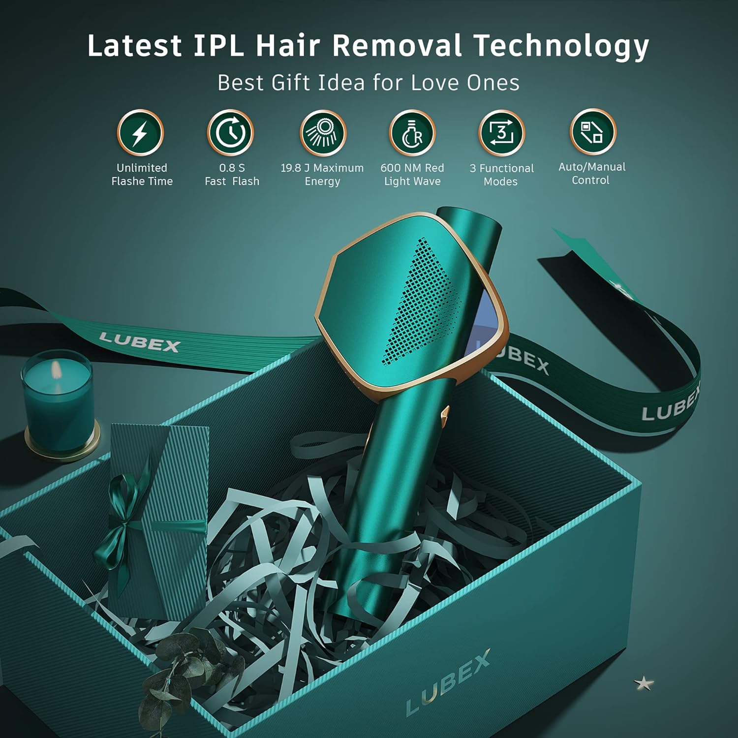 Laser Hair Removal for Women and Men Permanent IPL Hair Removal